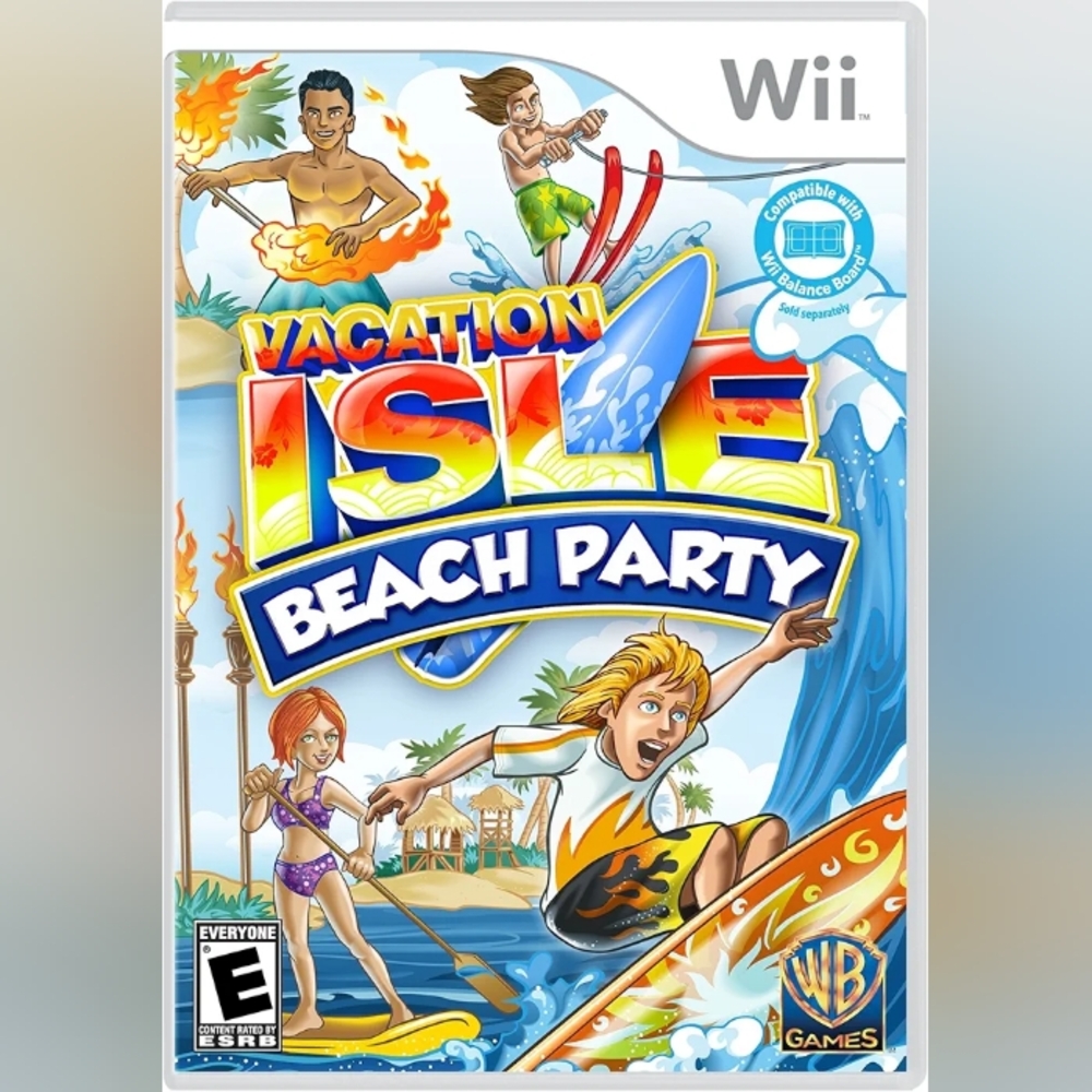 Vacation Isle Beach Party 🔥 Nintendo Wii 🕹 Vintage Video Game